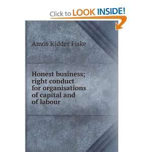   for organisations of capital and of labour Amos Kidder Fiske Books