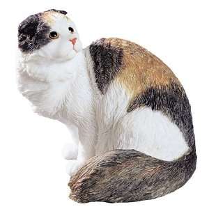  Scottish Cat Figurine   Cold Cast Resin   4 Height: Home 