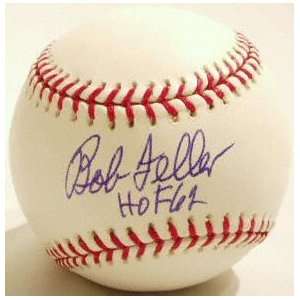  Bob Feller Autographed Baseball  Details: HOF62 