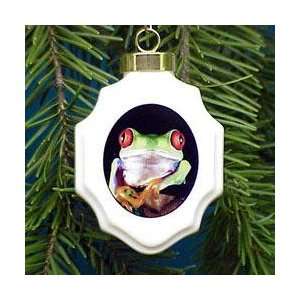  Red Eyed Tree Frog Ornament: Home & Kitchen