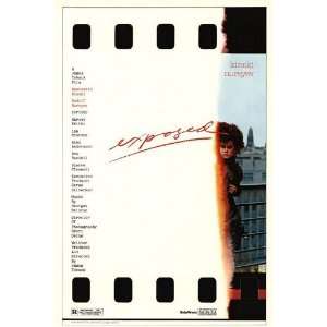  Nastassia Kinski 1983 Exposed Original Folded Movie Poster 
