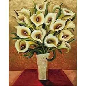  Shelly Bartek   Calla Lily Bouquet Canvas: Home & Kitchen