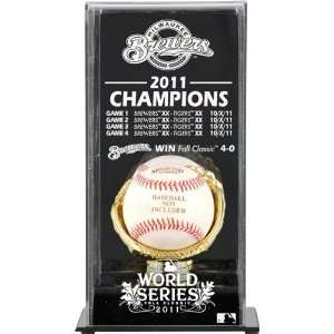   Baseball Display Case  Details: 2011 World Series Champions: Sports