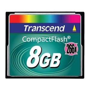  TRANSCEND, Transcend 8GB CompactFlash Card  266x (Catalog 