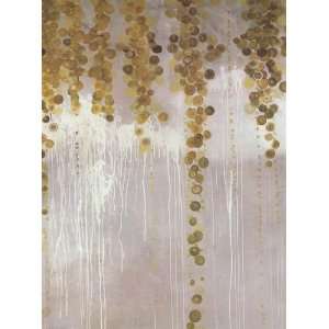  Lisa Kowalski 30W by 40H  Gold Swirls CANVAS Edge #1 