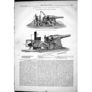  KRUPP GUNS MEPPEN ARTILLERY EXPERIMENTS 1879 ENGINEERING 