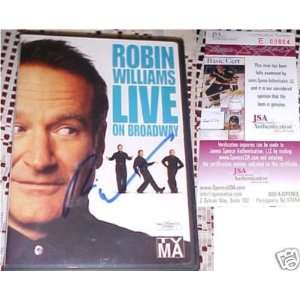  Robin Williams Live On Broadway DVD Signed JSA CERT 
