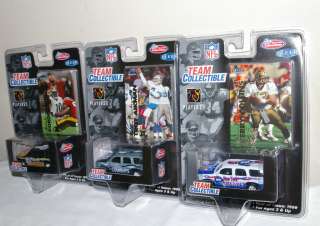 NEW NFL 1:55 scale Yukon car with trading Card Cowboys Giants Steelers 