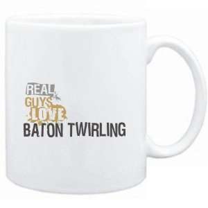 Mug White  Real guys love Baton Twirling  Sports  Sports 