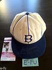 BROOKLYN DODGERS HAT CAP SIGNED AUTO BY 10 PLAYERS DUKE, PEE WEE, DON 