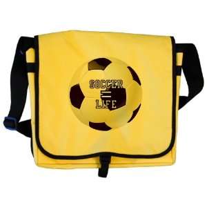  Messenger Bag Soccer Equals Life 