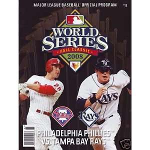  2008 MLB World Series Official Program (Philadelphia vs Tampa Bay 