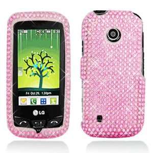  LG MN270 UN270 Large Full Diamond Protector, ALL Pink with 