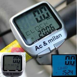 New Waterproof Bicycle Bike Computer Odometer Speedometer Backlight 