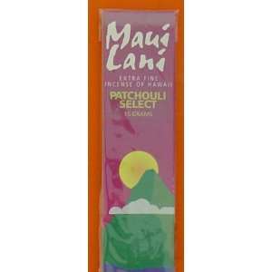  Patchouli Select   Maui Lani Incense   15 Gram/Stick 