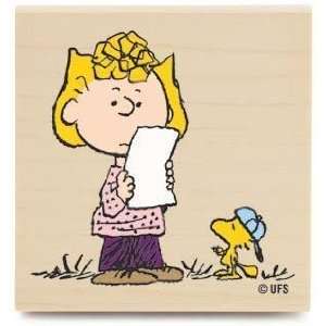  Sallys Mail Time (Peanuts)   Rubber Stamps: Arts, Crafts 