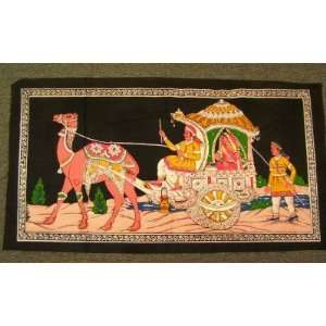  Picture 05 Indian Princess Embroidery Print Camel Tapestry 