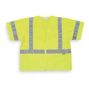  ANSI Rated Safety Vests, Polyester Safety Vest, Class 3,XL 