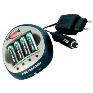  Ansmann Digispeed 4, One Hour NiMh & NiCad Battery Charger 