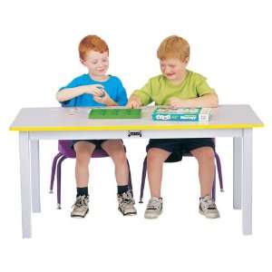   Rectangle Table   16 High   Blue   School & Play Furniture: Baby
