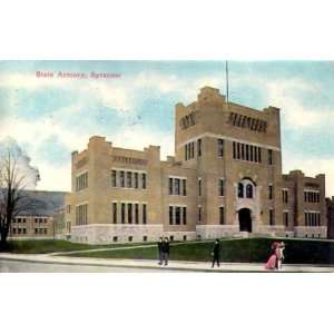  1912 State Armory Syracuse NY PREMIUM POSTCARD PRINT 