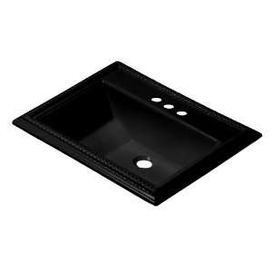  CorStone Chesnee Black Topmount Bath Sink 92464