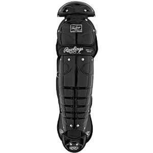  Rawlings Girls Fastpitch Youth 14.5 Leg Guards B   BLACK 