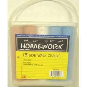  Jumbo Sidewalk Chalk   15 count Case Pack 36: Everything 
