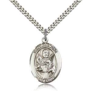  Sterling Silver St. Raymond Nonnatus Pendant: Jewelry