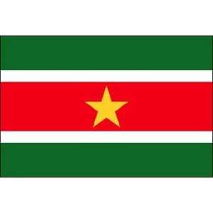  3 x 5 Feet Suriname Poly   indoor International Flag Made 
