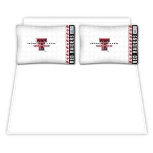   NCAA Texas Tech Red Raiders Micro Fiber Bed Sheets: Sports & Outdoors