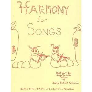  Harmony for Songs   Duet Book 1 by Evelyn Avsharian 