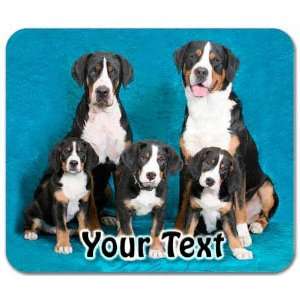  Greater Swiss Mountain Dog Personalized Mouse Pad 