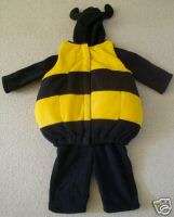 Old Navy Kids 2pc Plush Bumble Bee Costume 6   12 mos  