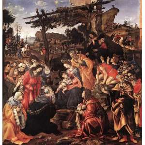  Acrylic Keyring Lippi Filippino Adoration of the Magi 1496 