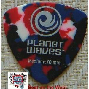  10 Planet Waves Wide Guitar Picks Multi .70mm Wedge 
