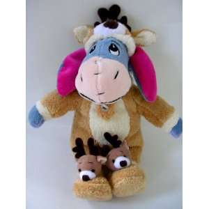  Disney Christmas Reindeer Eeyore Plush Doll Toys & Games