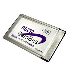 RS232 Serial DB9 Cardbus PCMCIA Cable Adapter for GPS 