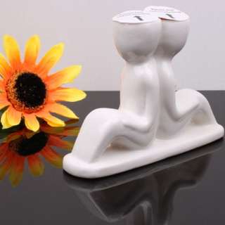 Back to back Couple Lover Ceramic Grass Head Planter 1p  