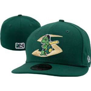  Beloit Snappers Green On Field Authentic 5950 Fitted Hat 