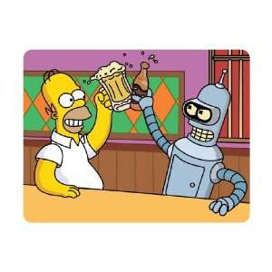   New Simpsons and Futurama Mouse Pad Homer and Bender: Everything Else
