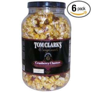Tom Clark Originals Cranberry Clusters, 32 Ounce Jars (Pack of 6)