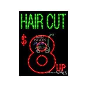  Hair Cut Money8 up LED Sign: Office Products