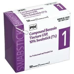  PDI Benzoin Tincture Swabsticks   Model S42450   Box of 50 