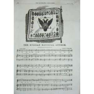  1856 Music Russian National Anthem God Save Our King