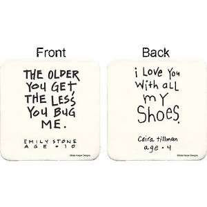  Kids Quotes   Friends Drink Coasters   Style YHP4 Kitchen 