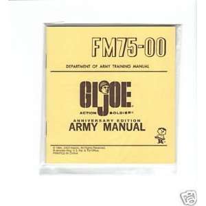 GI JOE ARMY MANUAL FM75 40TH ANNIV. 2003 MINT SEALED