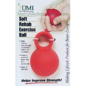  Soft Rehab Exercise Ball (Mabis DMI): Sports & Outdoors