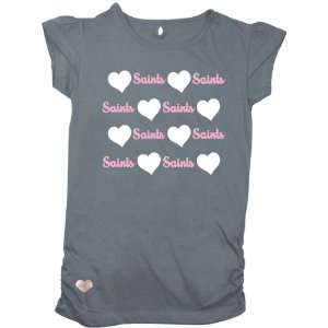  Reebok New Orleans Saints Girls (7 16) Cap Sleeve T Shirt 
