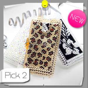 BLING Hard Crystal Gems Case Cover LG T mobile G2X  